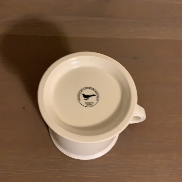 Anthropologie Cream and Black Ceramic Letter R Mug - Picture 7 of 7